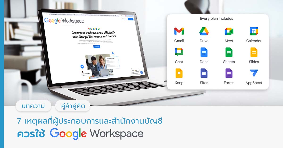 Googlw workspace สำหรับองค์กร