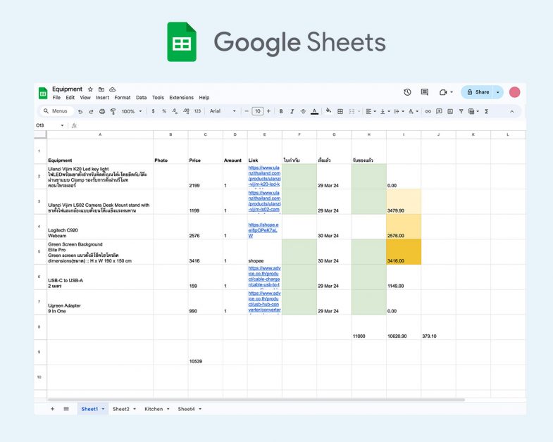 Google Sheet