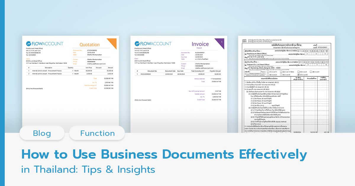 Business Documents Effectively in Thailand