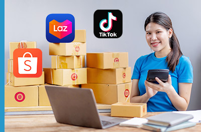 ค่าธรรมเนียม tiktok shopee lazada